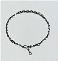 Armband Zancan Herr Robertino in Weißgold Diamante UB019B